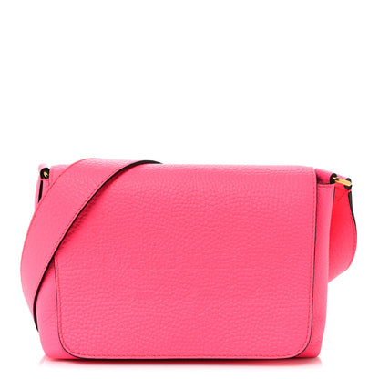 Burberry Calfskin Smooth Grain Small Burleigh Crossbody Bag Neon Pink 1 of 13