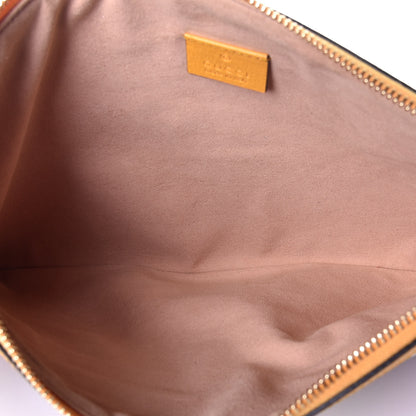 Gucci GG Supreme Monogram Flora Large Ophidia Pouch Clutch Beige Multicolor Crop 5 of 8