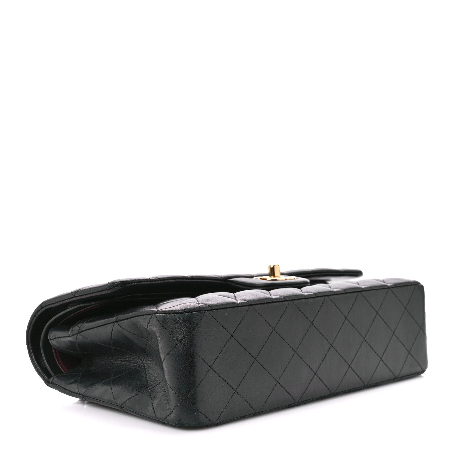 Chanel Lambskin Quilted Medium Double Flap Black 4 of 11