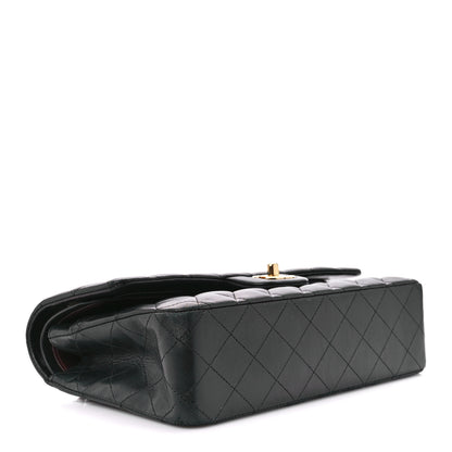 Chanel Lambskin Quilted Medium Double Flap Black 4 of 11
