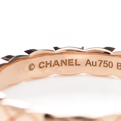Chanel 18K Beige Gold Mini Coco Crush Ring 55 7.25 4 of 6