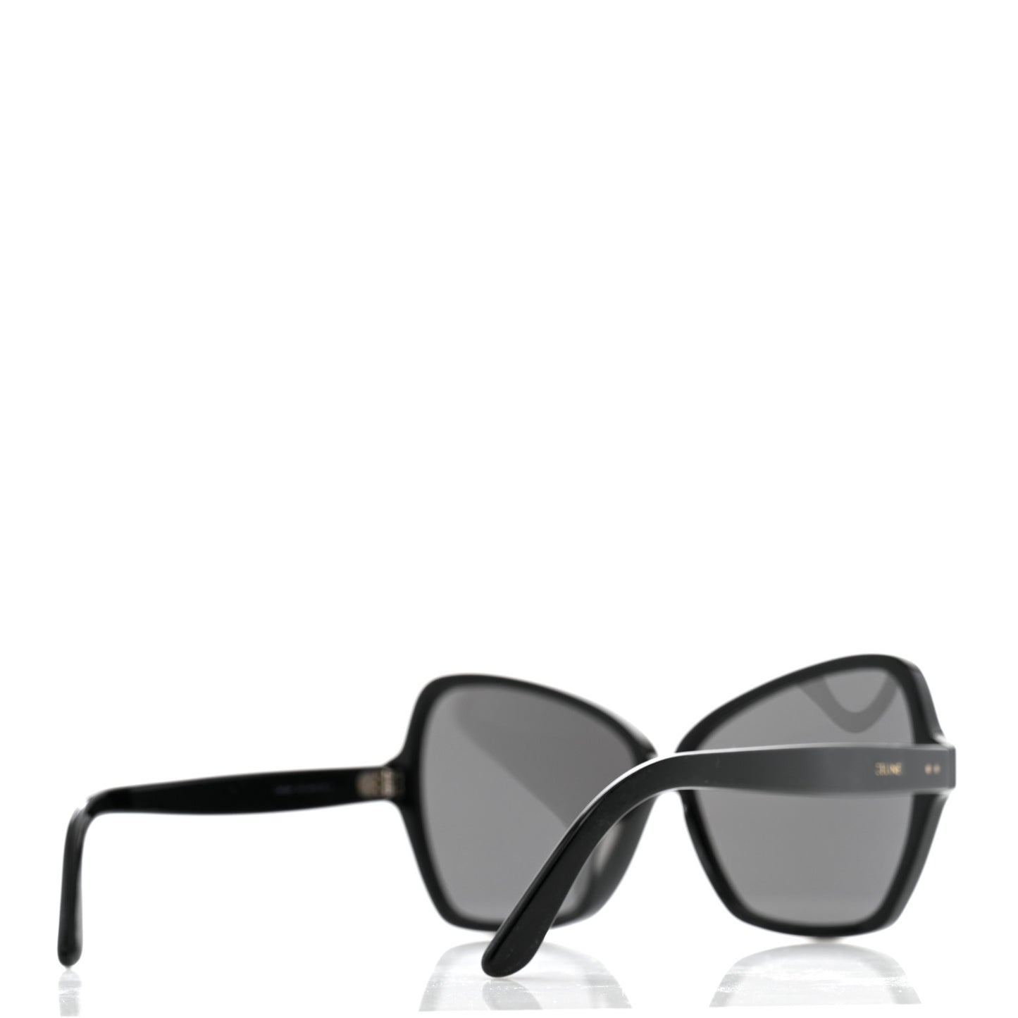Acetate Butterfly Sunglasses CL40064F Black