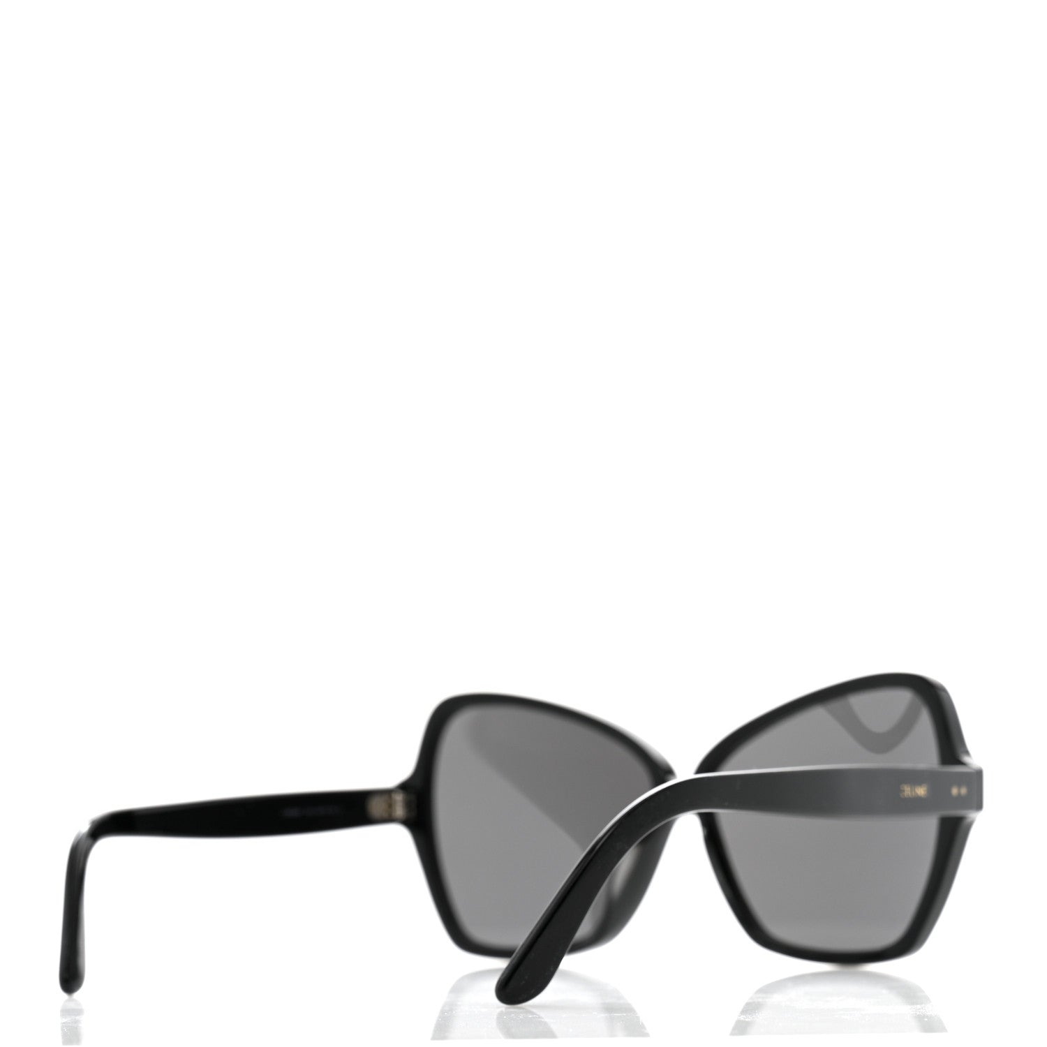Celine Acetate Butterfly Sunglasses CL40064F Black 4 of 7