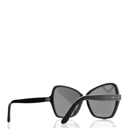 Celine Acetate Butterfly Sunglasses CL40064F Black 4 of 7