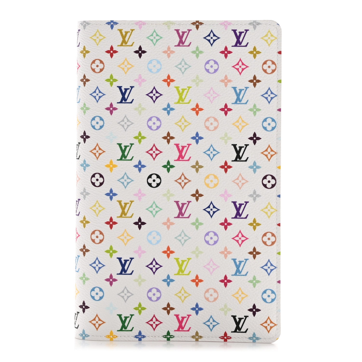 Louis Vuitton LV X TM Monogram Multicolor Emily Notebook Cover MM White 1 of 7