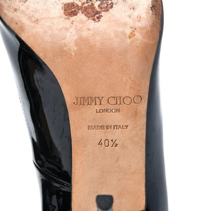 Jimmy Choo Patent Anouk 100 Pumps 40.5 Black 6 of 9