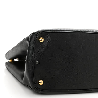 Prada Saffiano Large Galleria Double Zip Tote Black 8 of 16