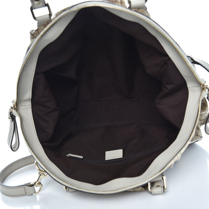 Gucci Monogram Medium Sukey Boston Off White 7 of 13
