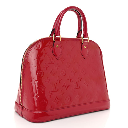Louis Vuitton Vernis Alma PM Pomme D'Amour 3 of 10