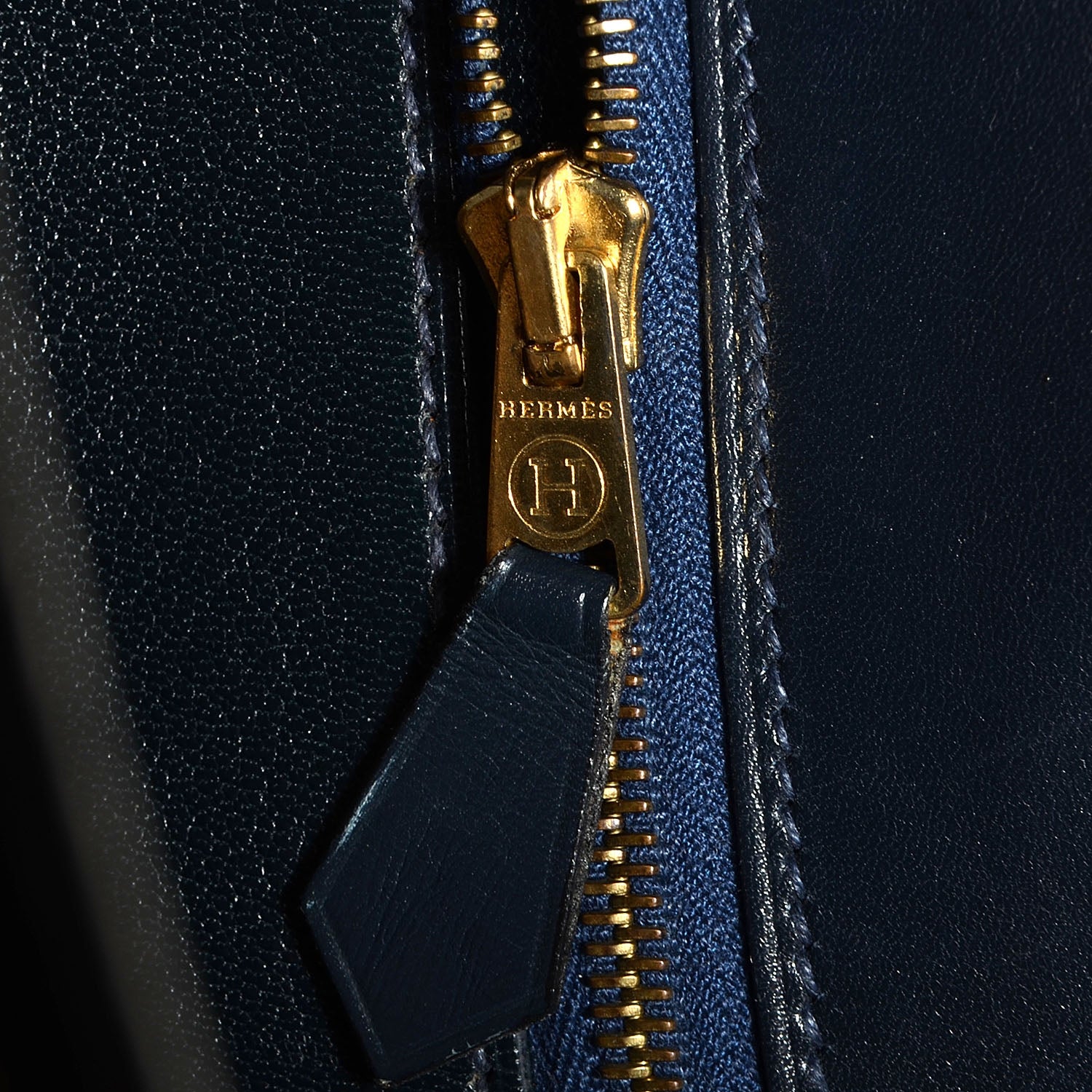 Hermes Box Kelly Retourne 35 Indigo 21 of 22