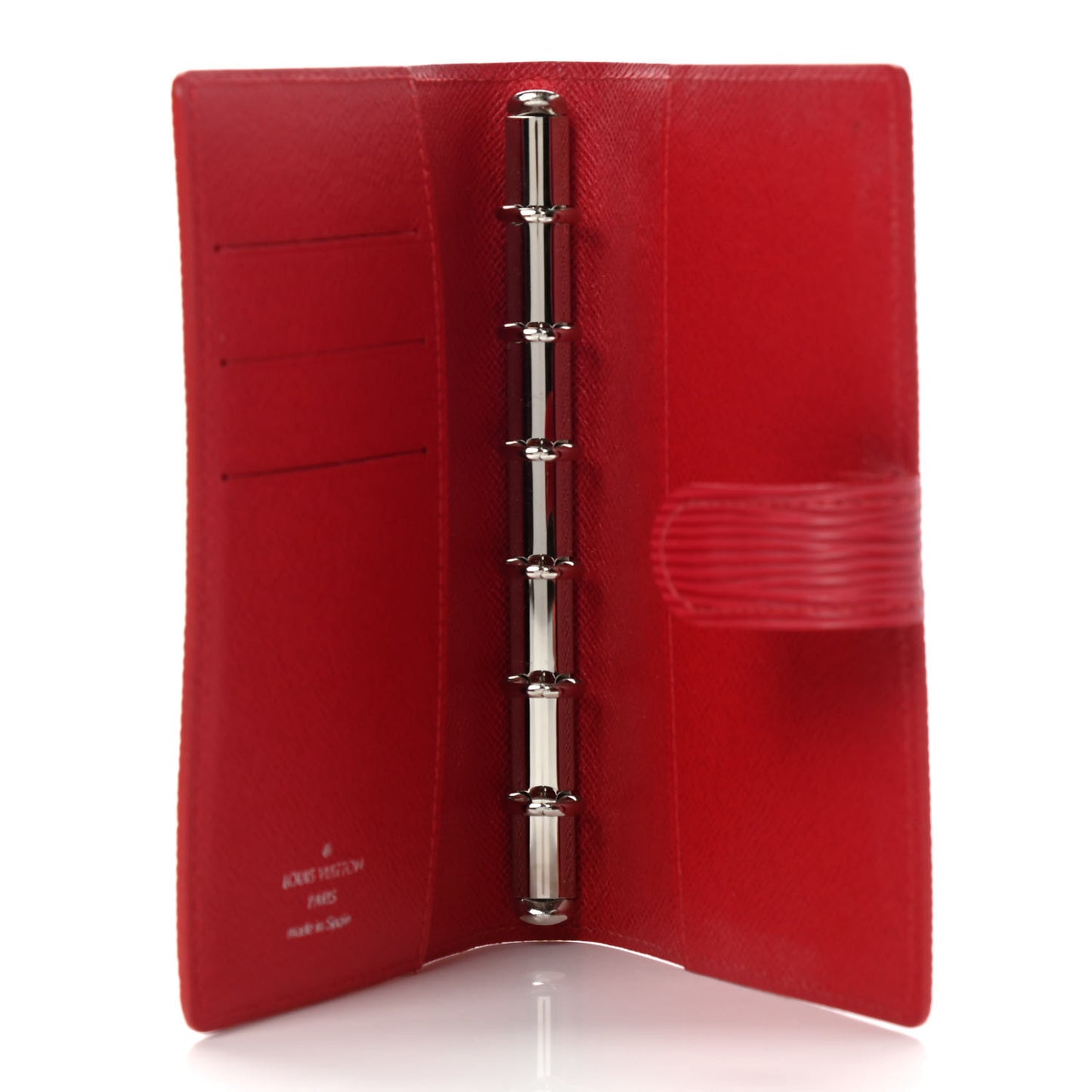 Epi Small Ring Agenda Cover Rouge