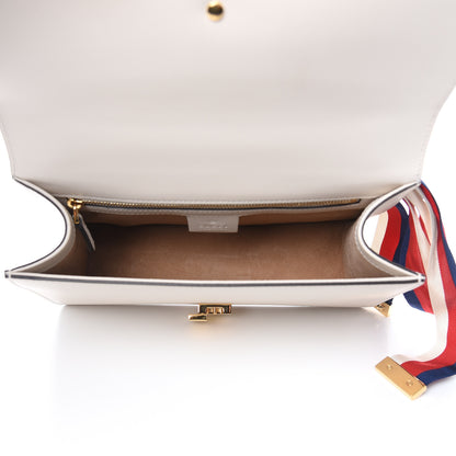Gucci Calfskin Small Sylvie Shoulder Bag Off White 5 of 10
