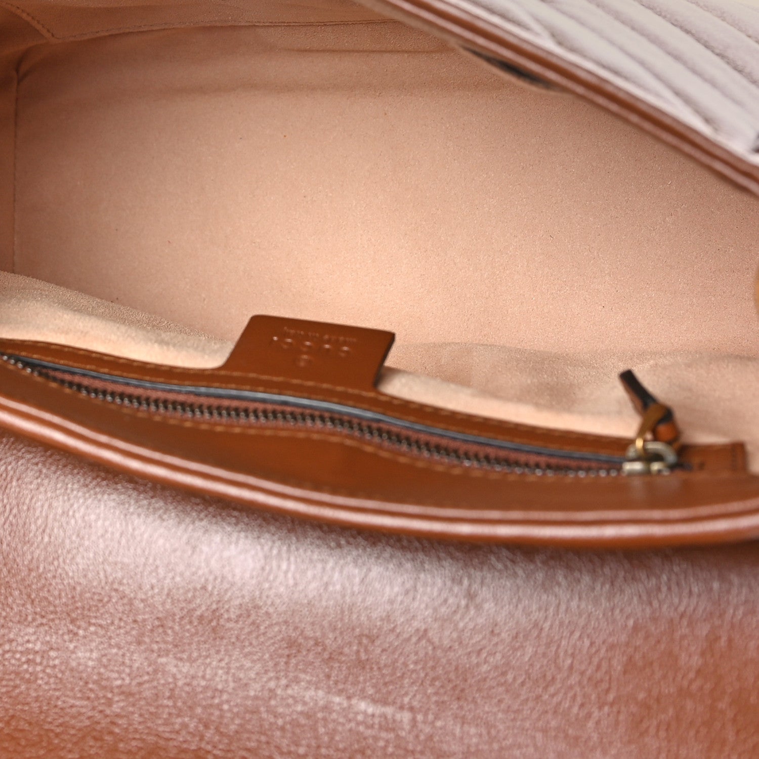 Gucci Azalea Calfskin Matelasse Diagonal Small GG Marmont Top Handle Shoulder Bag Cuir 5 of 11