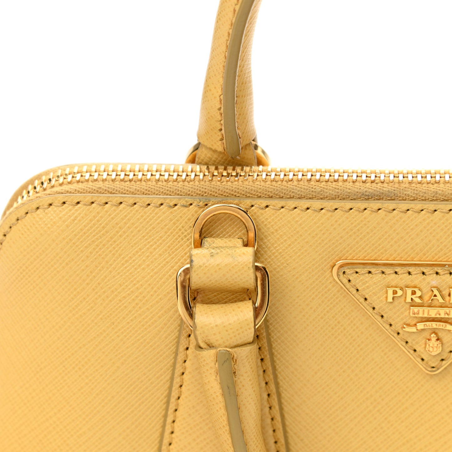 Saffiano Lux Small Promenade Tote Mimosa
