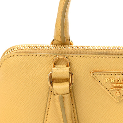 Prada Saffiano Lux Small Promenade Tote Mimosa 14 of 16