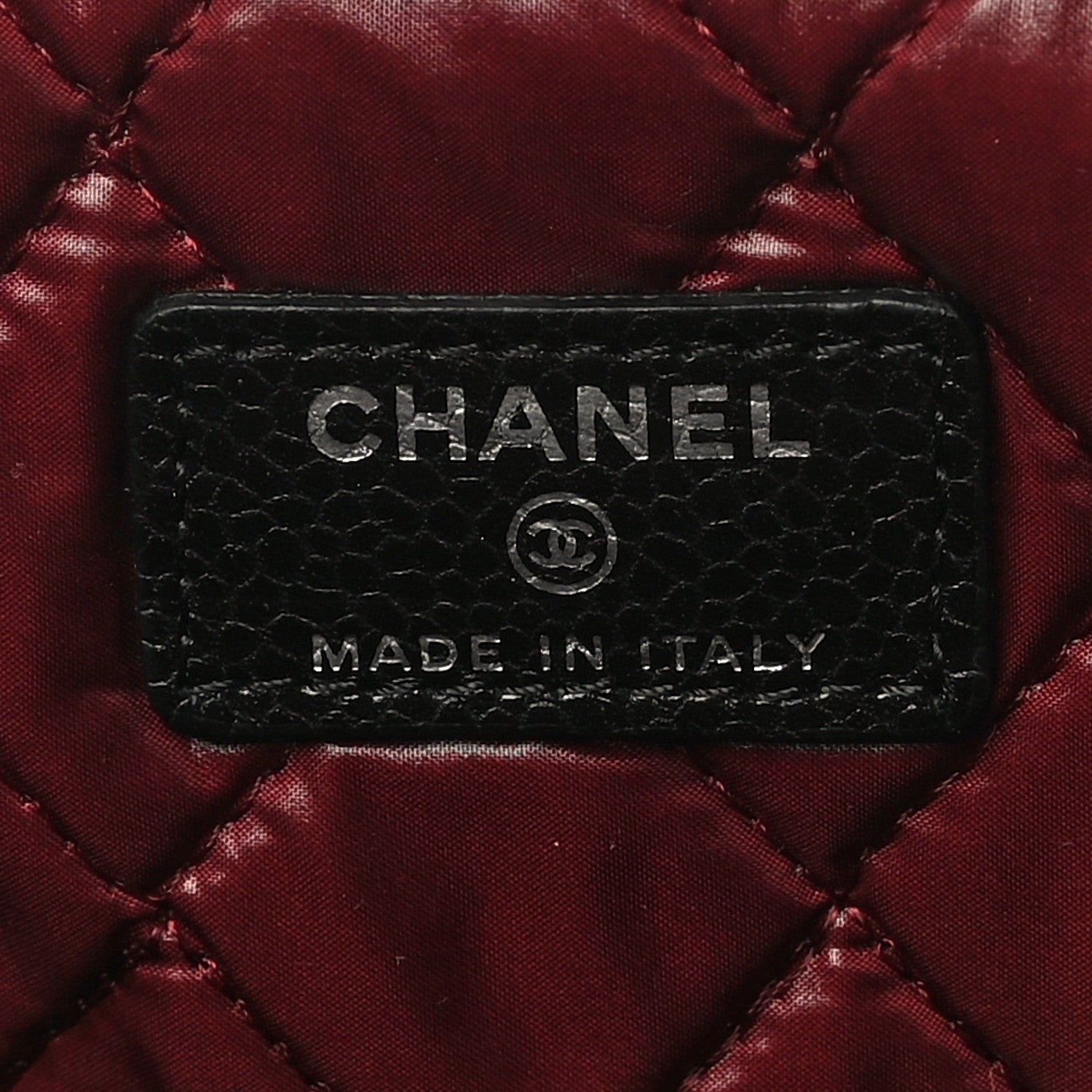 Chanel Caviar Quilted Large Cosmetic Case Black 6 of 11