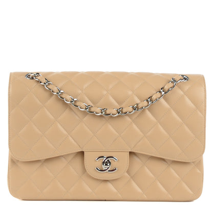 Chanel Caviar Quilted Jumbo Double Flap Beige Clair 1 of 8