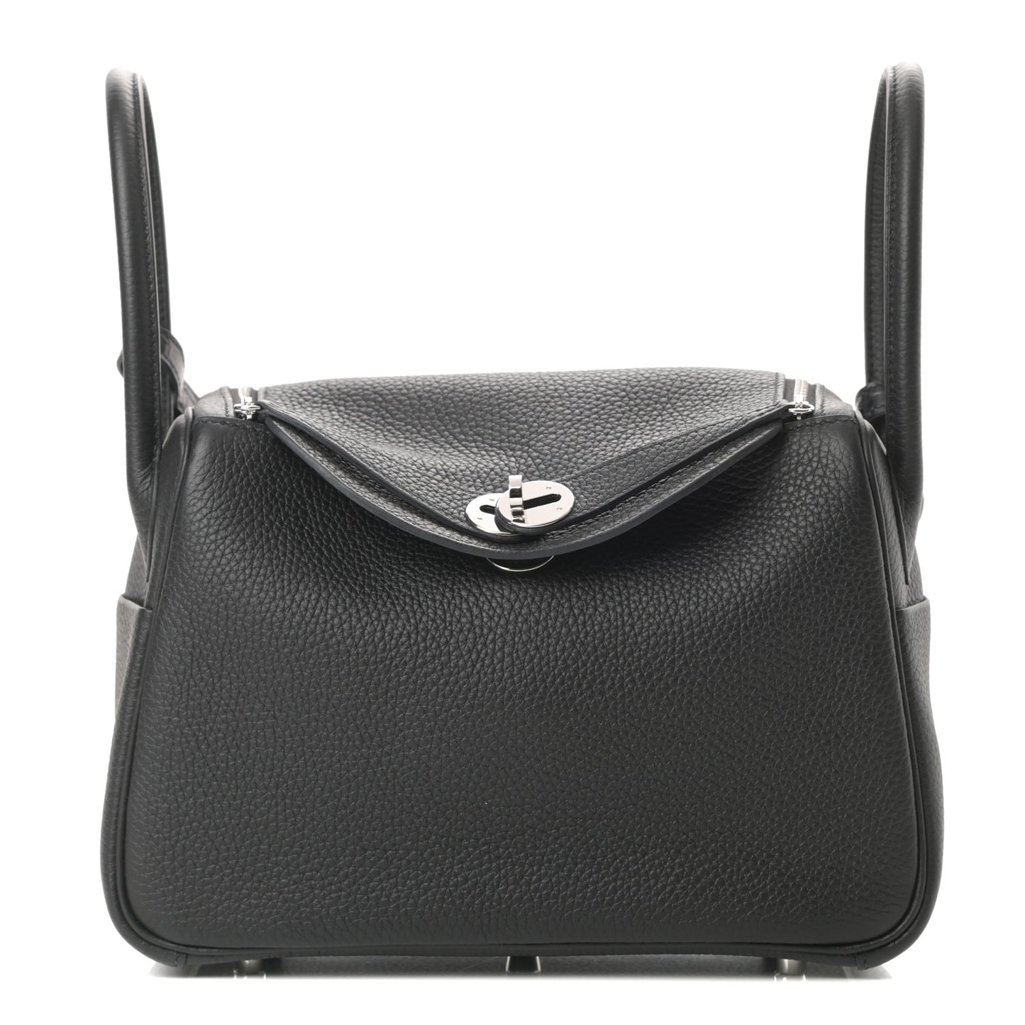 Taurillon Clemence Matte Niloticus Crocodile Touch Lindy 26 Black
