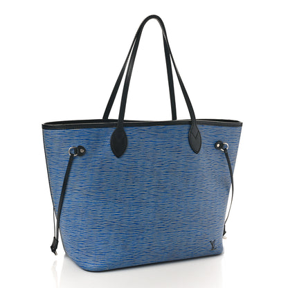 Louis Vuitton Epi Neverfull MM Denim Light 4 of 12
