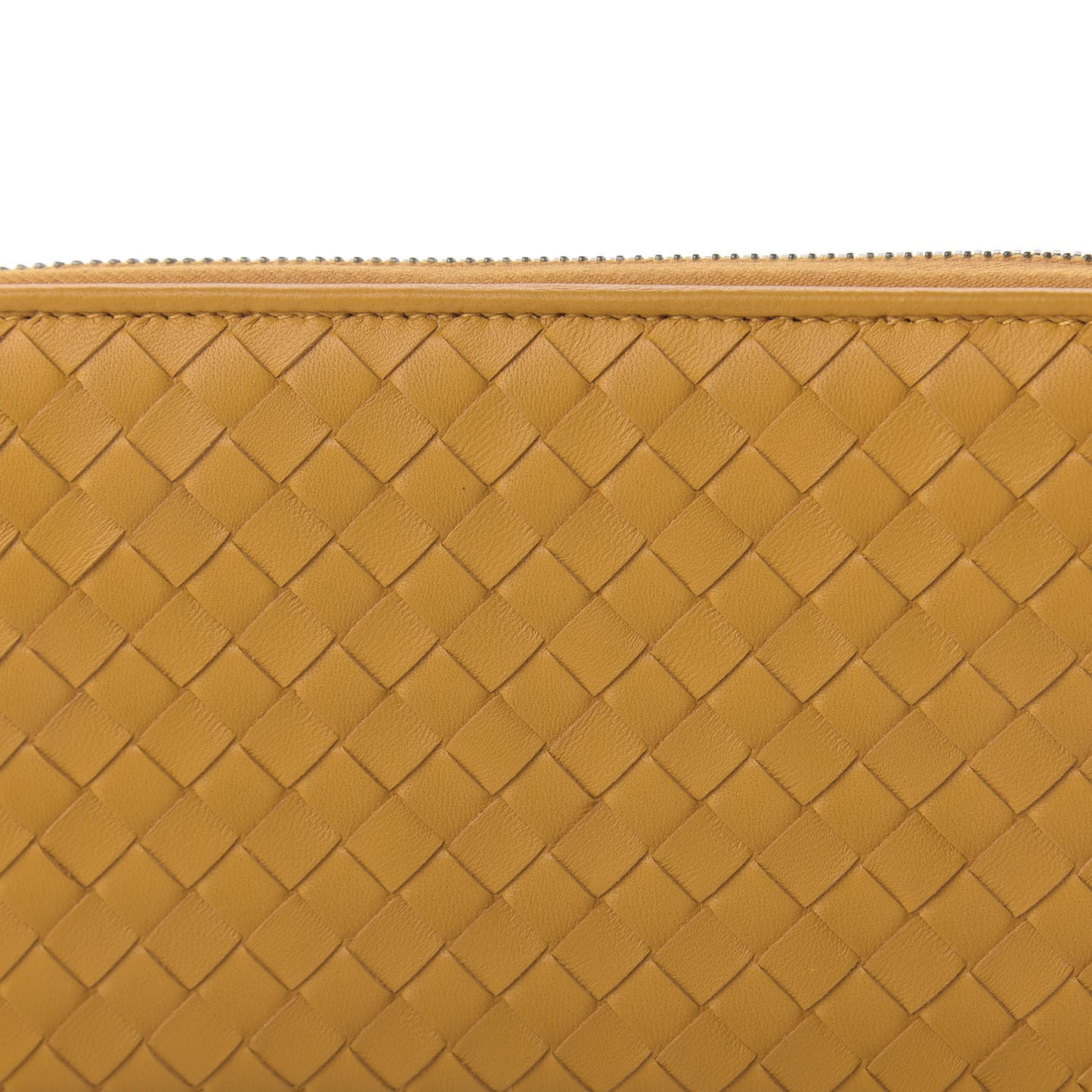 Nappa Intrecciato Zip Around Wallet Sunset