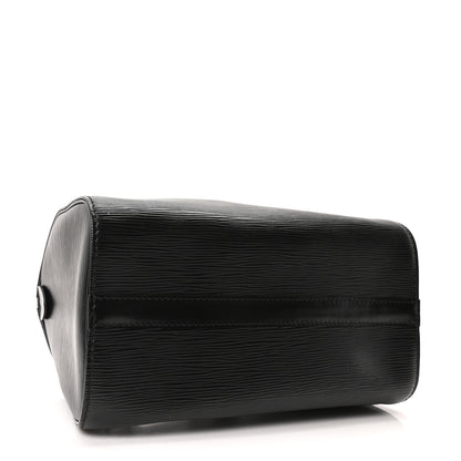 Louis Vuitton Epi Speedy 25 Black 4 of 9