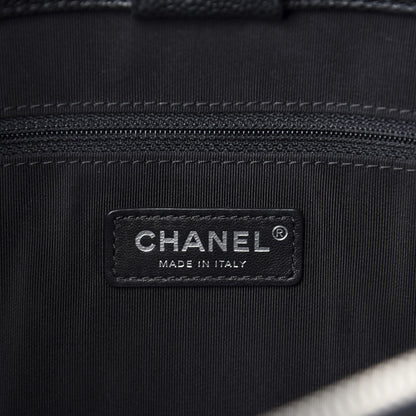 Chanel Caviar Stitched Shopping Tote Black 9 of 11