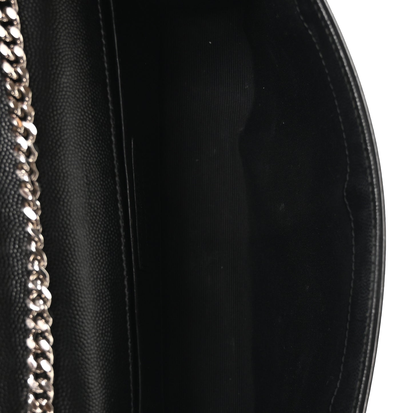 Grain De Poudre Medium Classic Monogram Kate Satchel Black