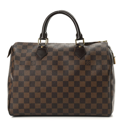Louis Vuitton Damier Ebene Speedy 30 1 of 14