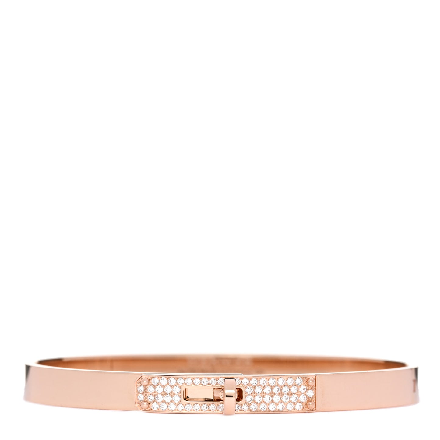 18K Rose Gold Diamond PM Kelly Pave Bracelet SH