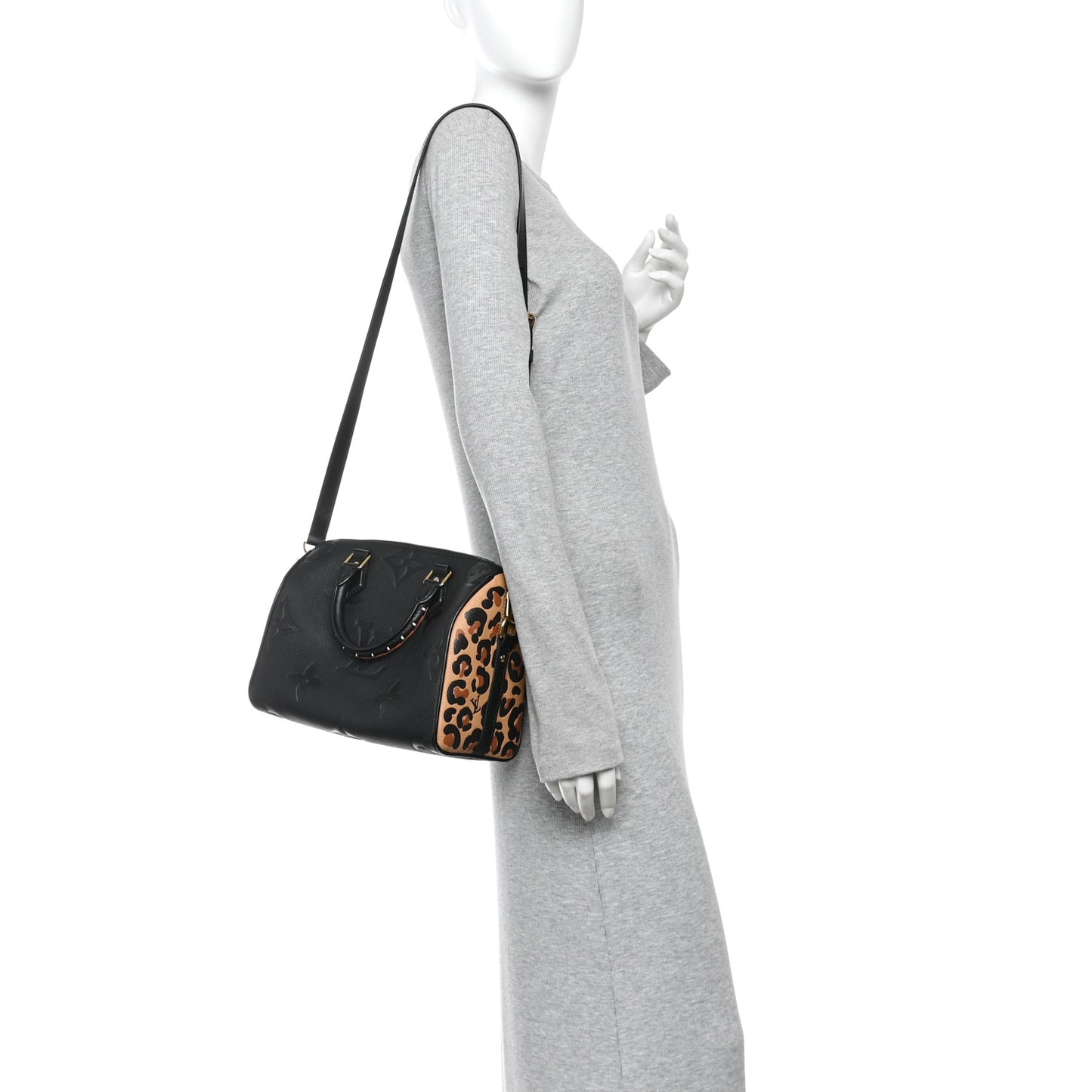 Empreinte Monogram Giant Wild At Heart Speedy Bandouliere 25 Black