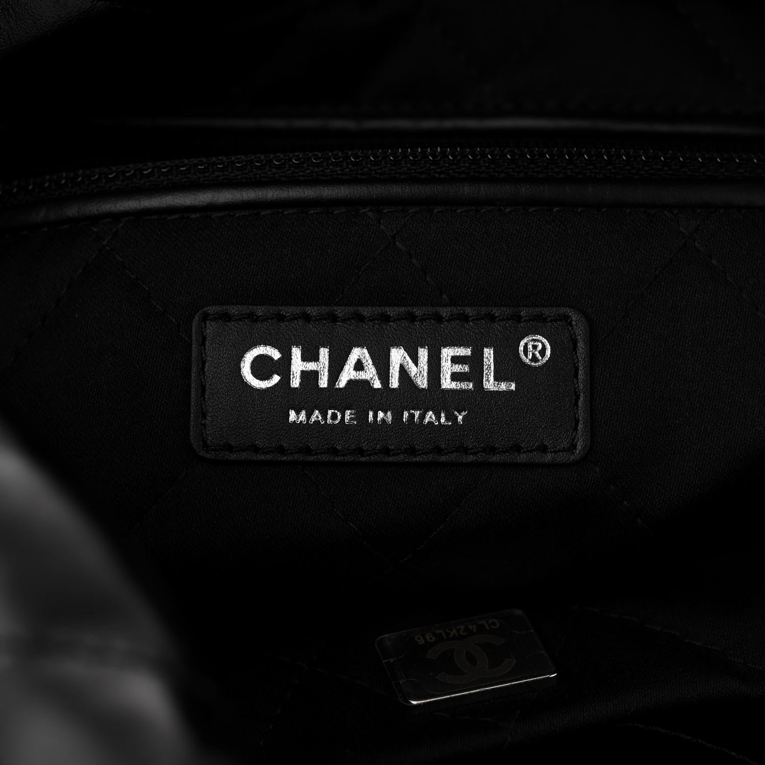 Chanel Shiny Calfskin Quilted Small Chanel 22 Black 6 of 11