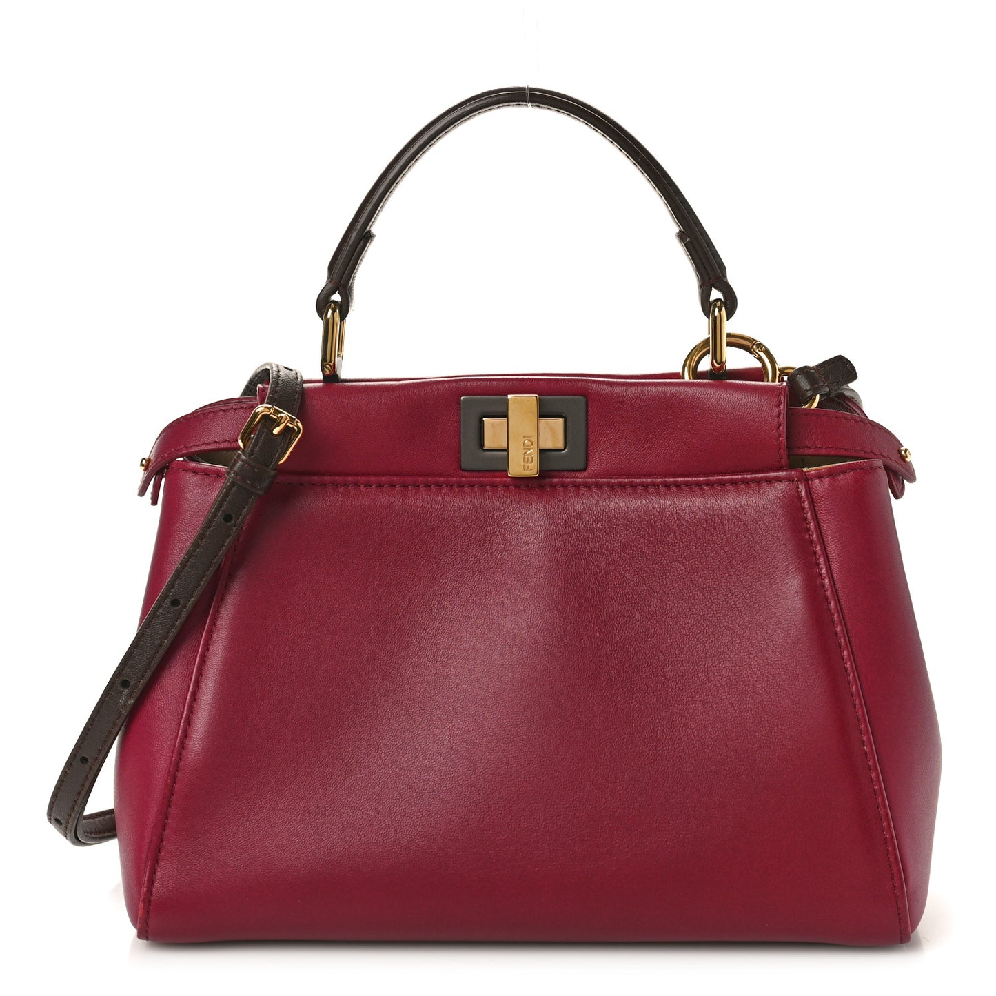 Nappa Mini Peekaboo Iconic Satchel Cherry Moresco Amido