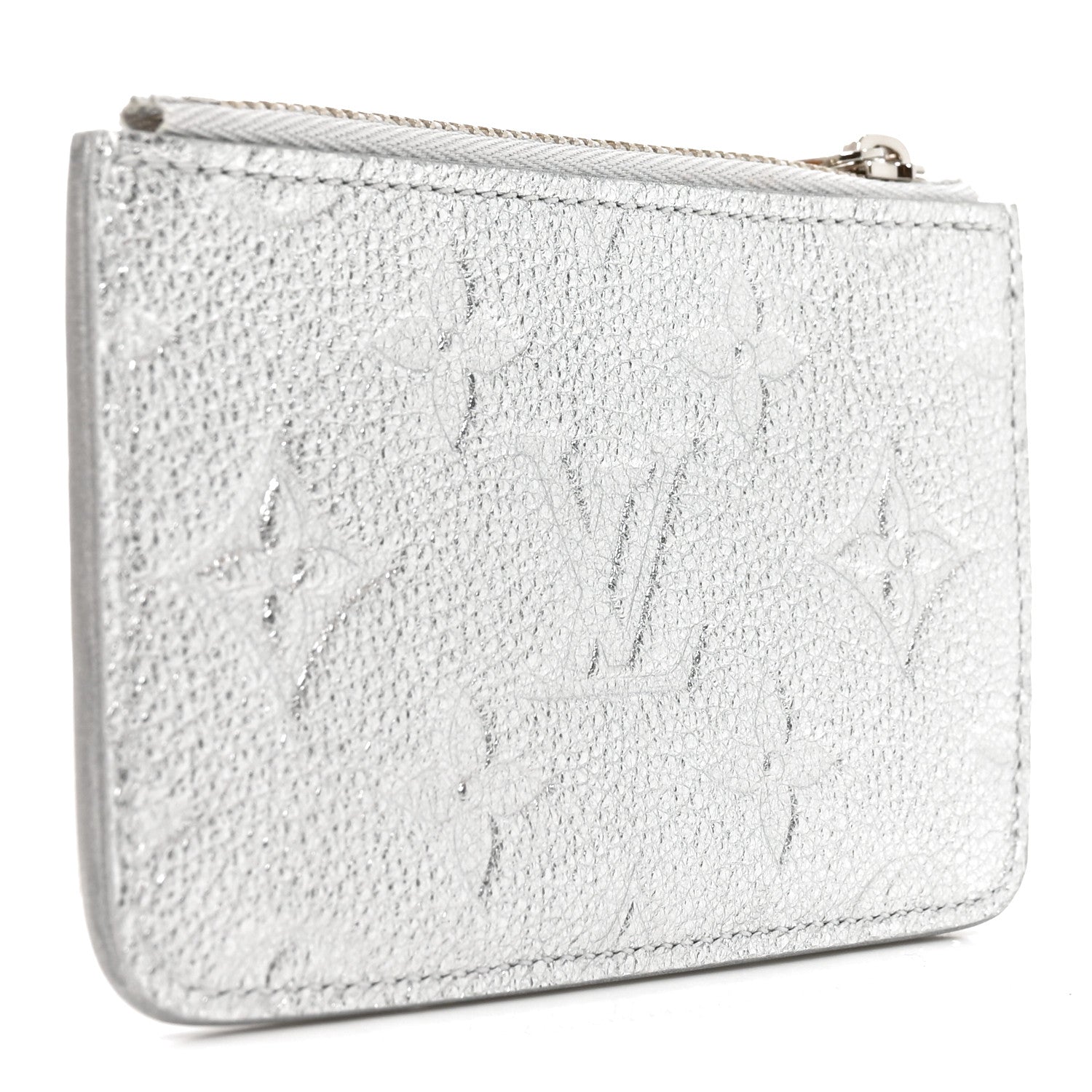 Louis Vuitton Empreinte Monogram Zipped Romy Card Holder Silver 3 of 7