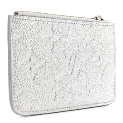 Louis Vuitton Empreinte Monogram Zipped Romy Card Holder Silver 3 of 7