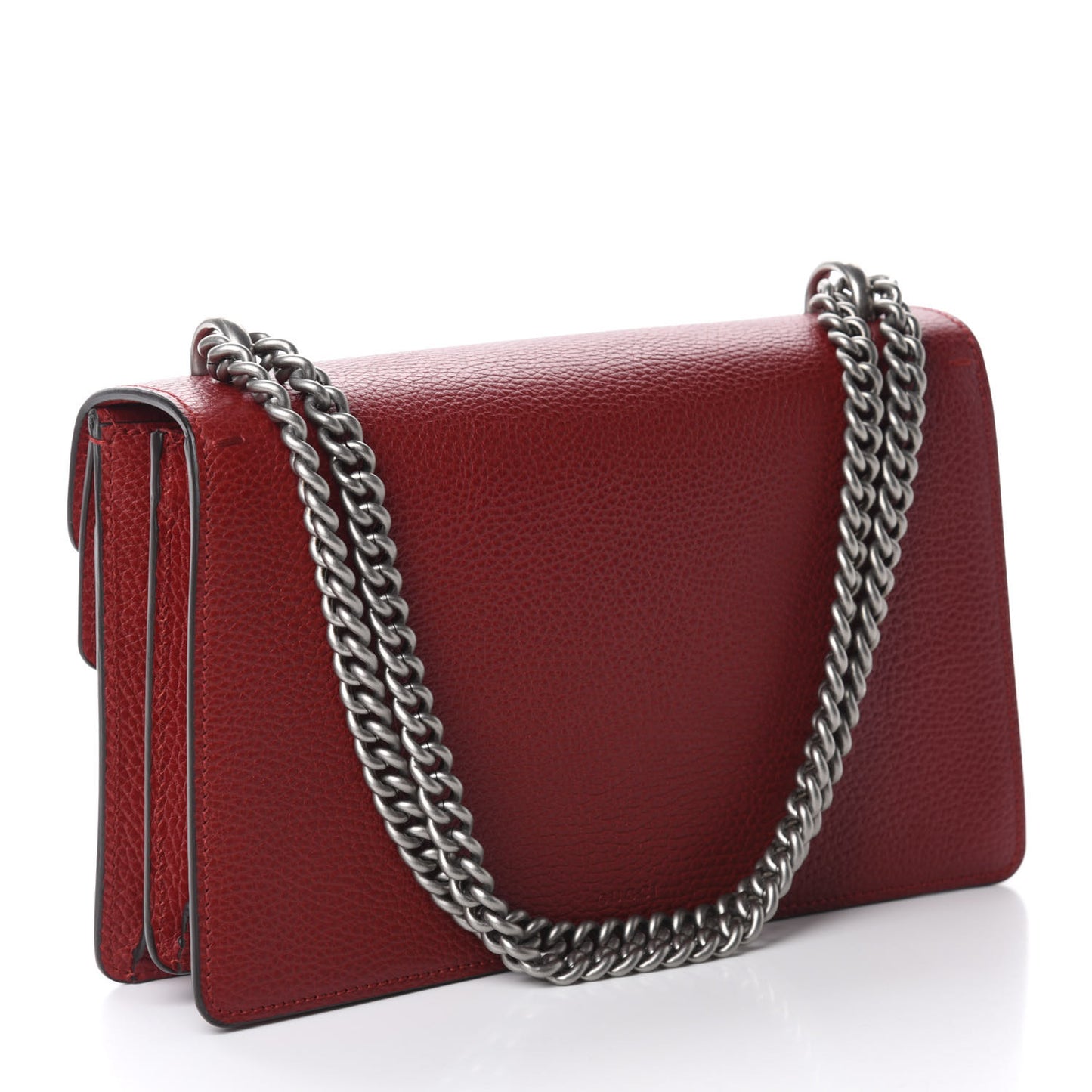 Dollar Calfskin Swarovski Crystal Small Dionysus Shoulder Bag Hibiscus Red