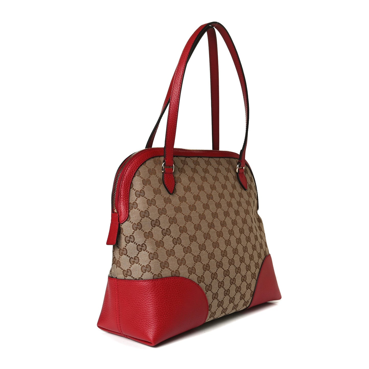 Monogram Medium Bree Shoulder Bag Red