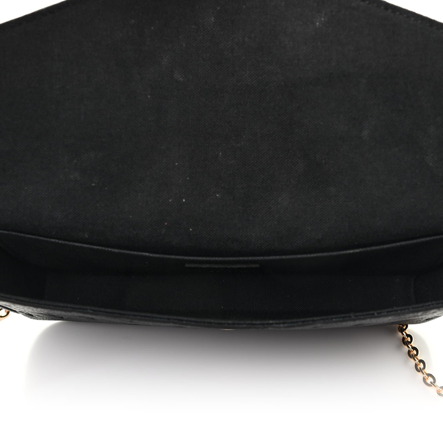Louis Vuitton Empreinte Pochette Felicie Chain Wallet Black 6 of 7