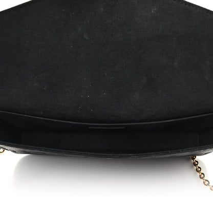 Louis Vuitton Empreinte Pochette Felicie Chain Wallet Black 6 of 7