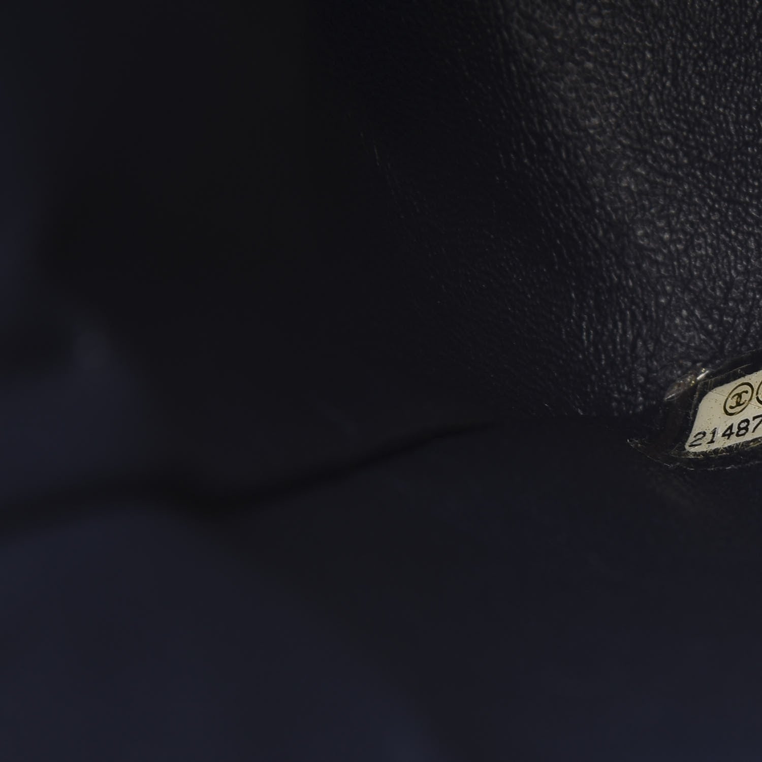 Chanel Lambskin Quilted Elementary Chic Flap Navy 7 of 13