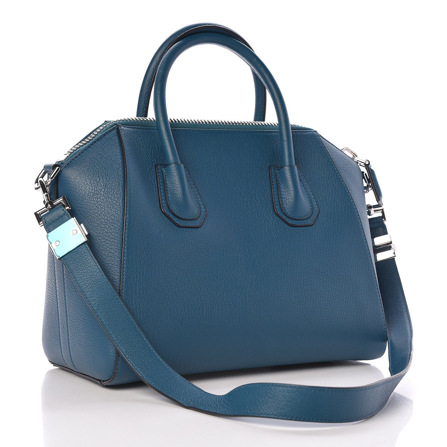 Givenchy Sugar Goatskin Small Antigona Ocean Blue 3 of 10
