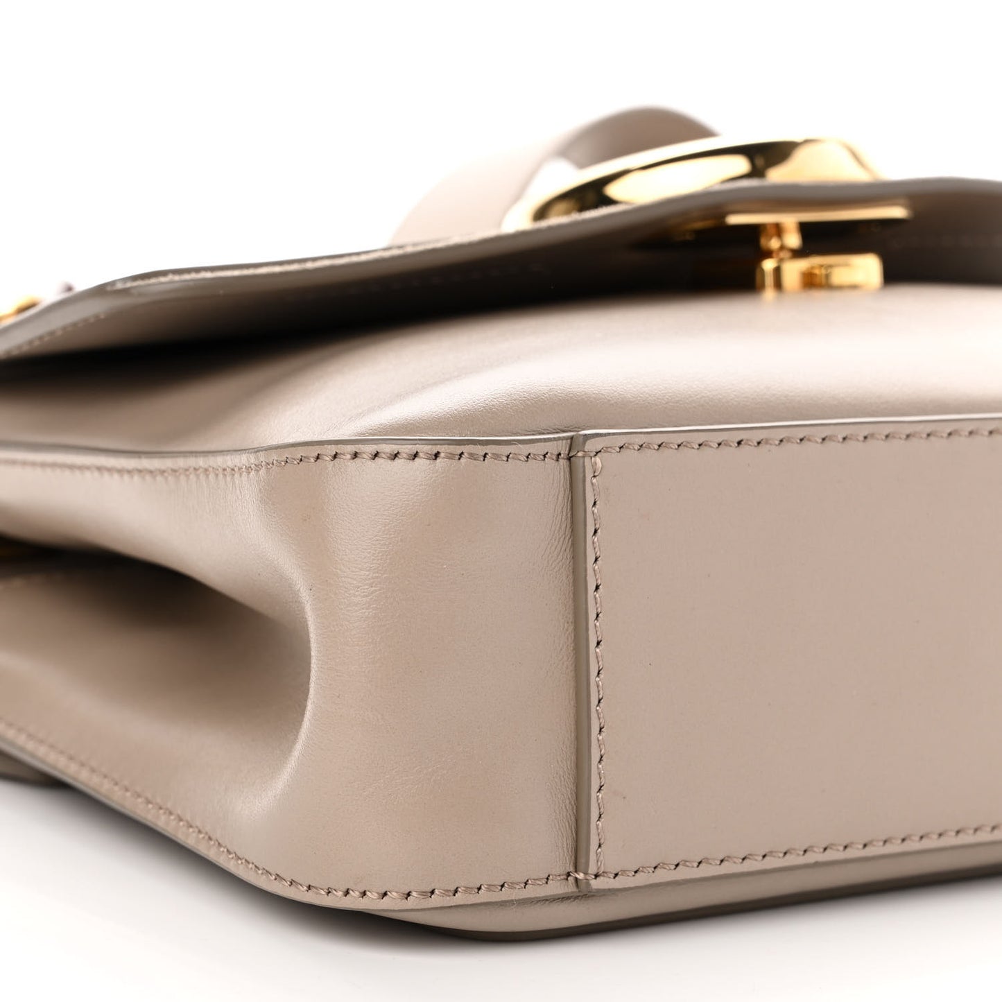 Calfskin Small C Double Carry Motty Grey