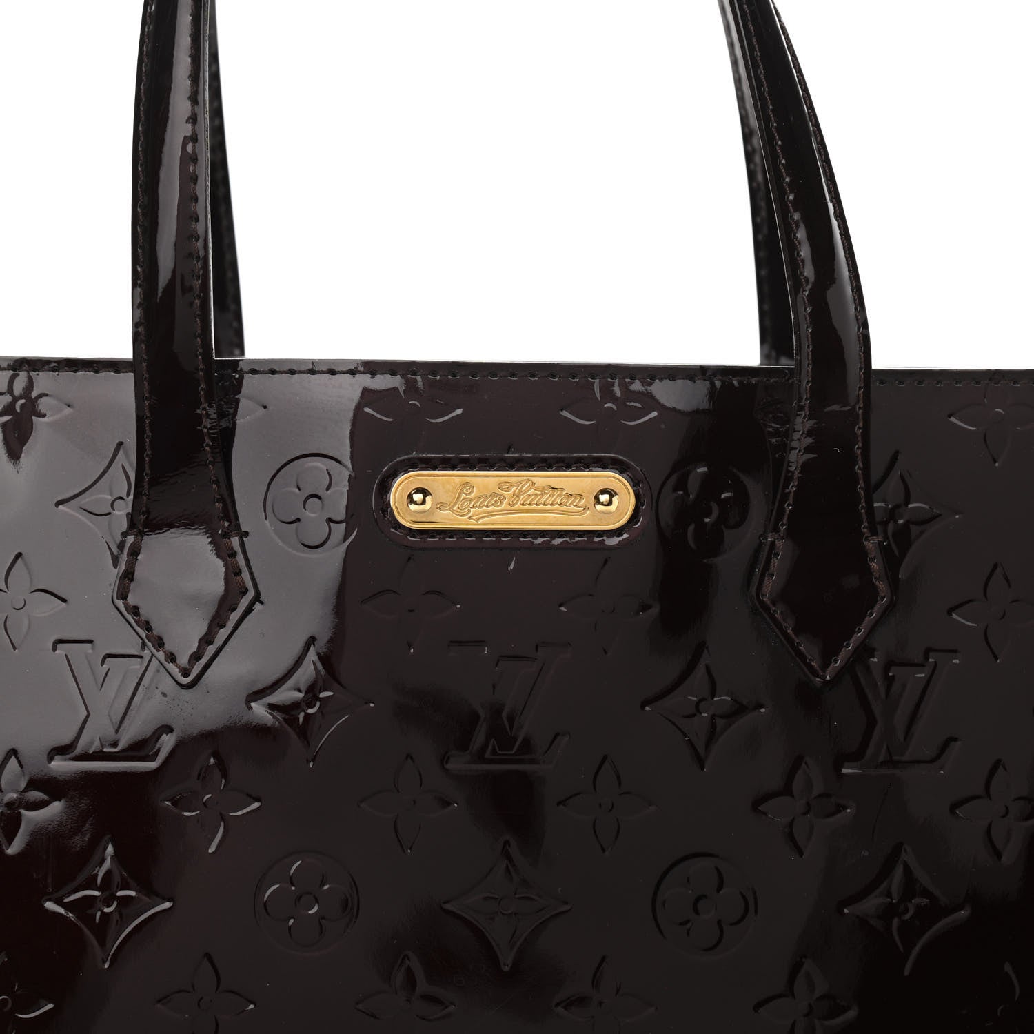 Louis Vuitton Vernis Wilshire MM Amarante 7 of 9