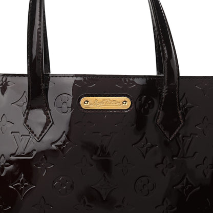 Louis Vuitton Vernis Wilshire MM Amarante 7 of 9