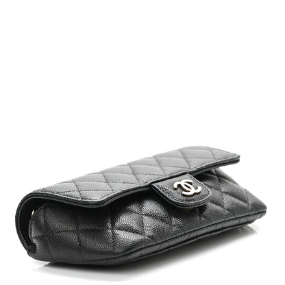 Chanel Caviar Quilted Glasses Case With Chain Black 4 of 12