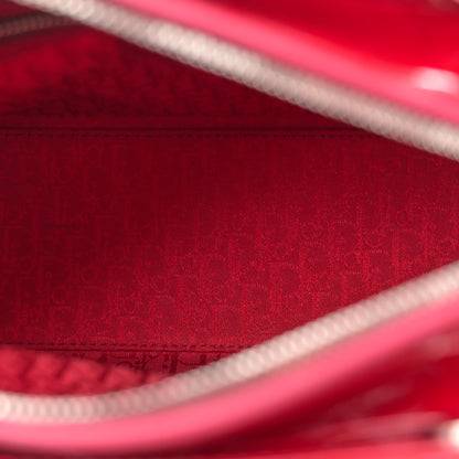 Christian Dior Patent Cannage Medium Lady Dior Red 5 of 13