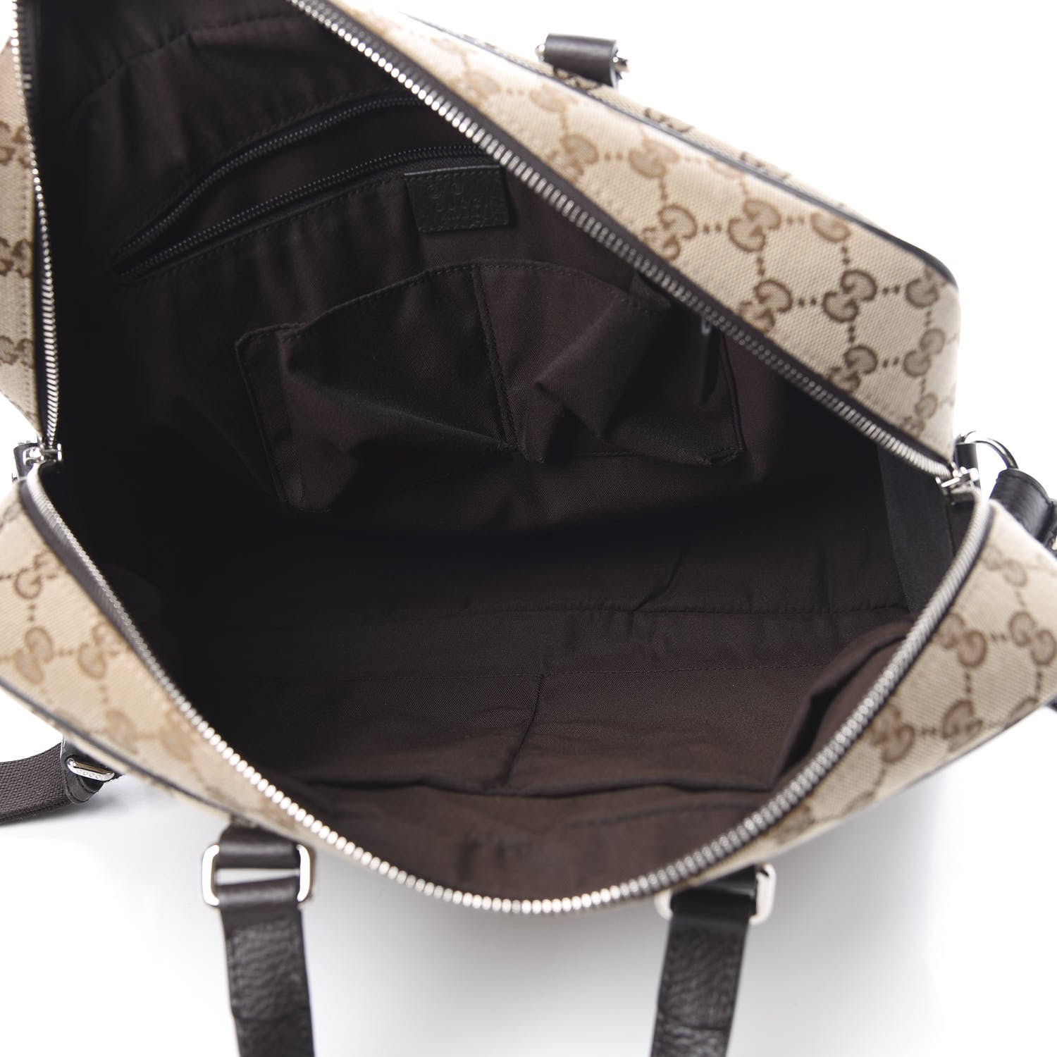 Gucci Monogram Briefcase Dark Brown 5 of 10