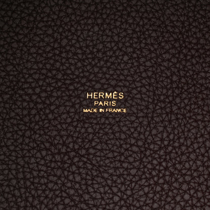 Hermes Taurillon Clemence Picotin Lock 18 PM Rouge Sellier 6 of 11