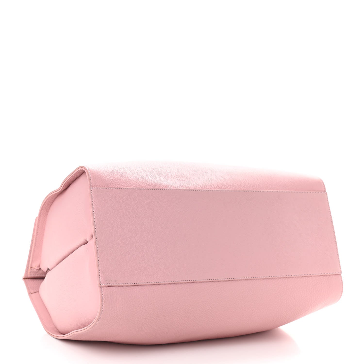 Balenciaga Grained Calfskin L Tube Round Tote Rose 4 of 14