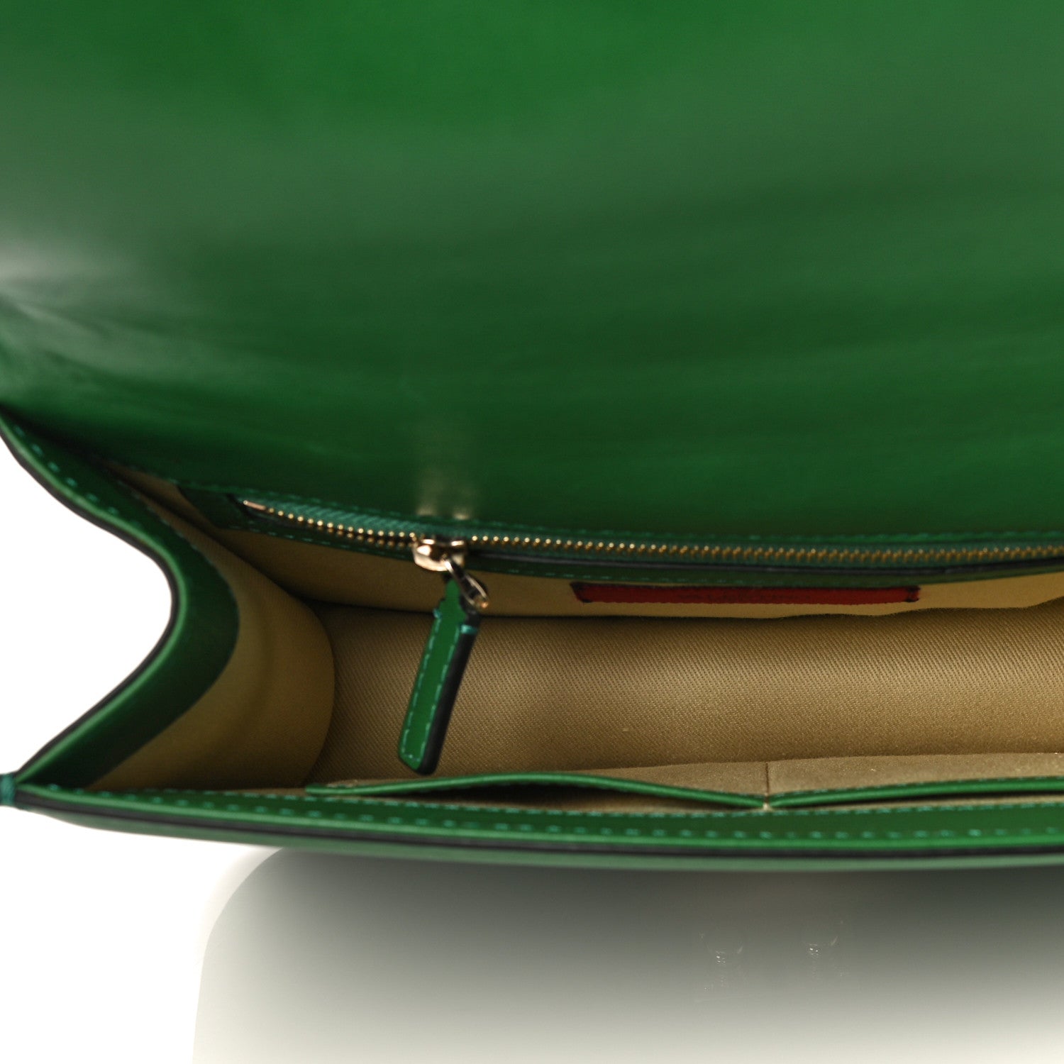 Valentino Garavani Vitello Medium Glam Lock Rockstud Flap Pop Green 4 of 14