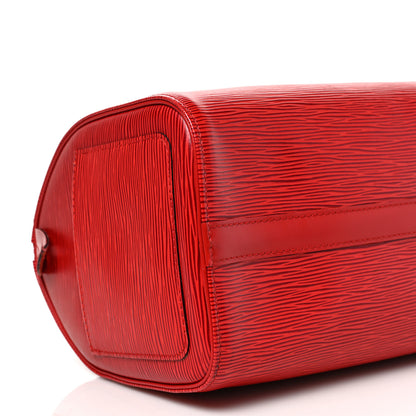 Louis Vuitton Epi Speedy 25 Castillan Red 8 of 9